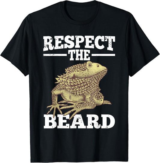Cool Bearded Dragon Women Reptile Lizard Herpetology T-Shirt - T-Shirt | Black