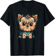 Funny Yorkshire Terrier Cute Puppy T-Shirt - T-Shirt | Black