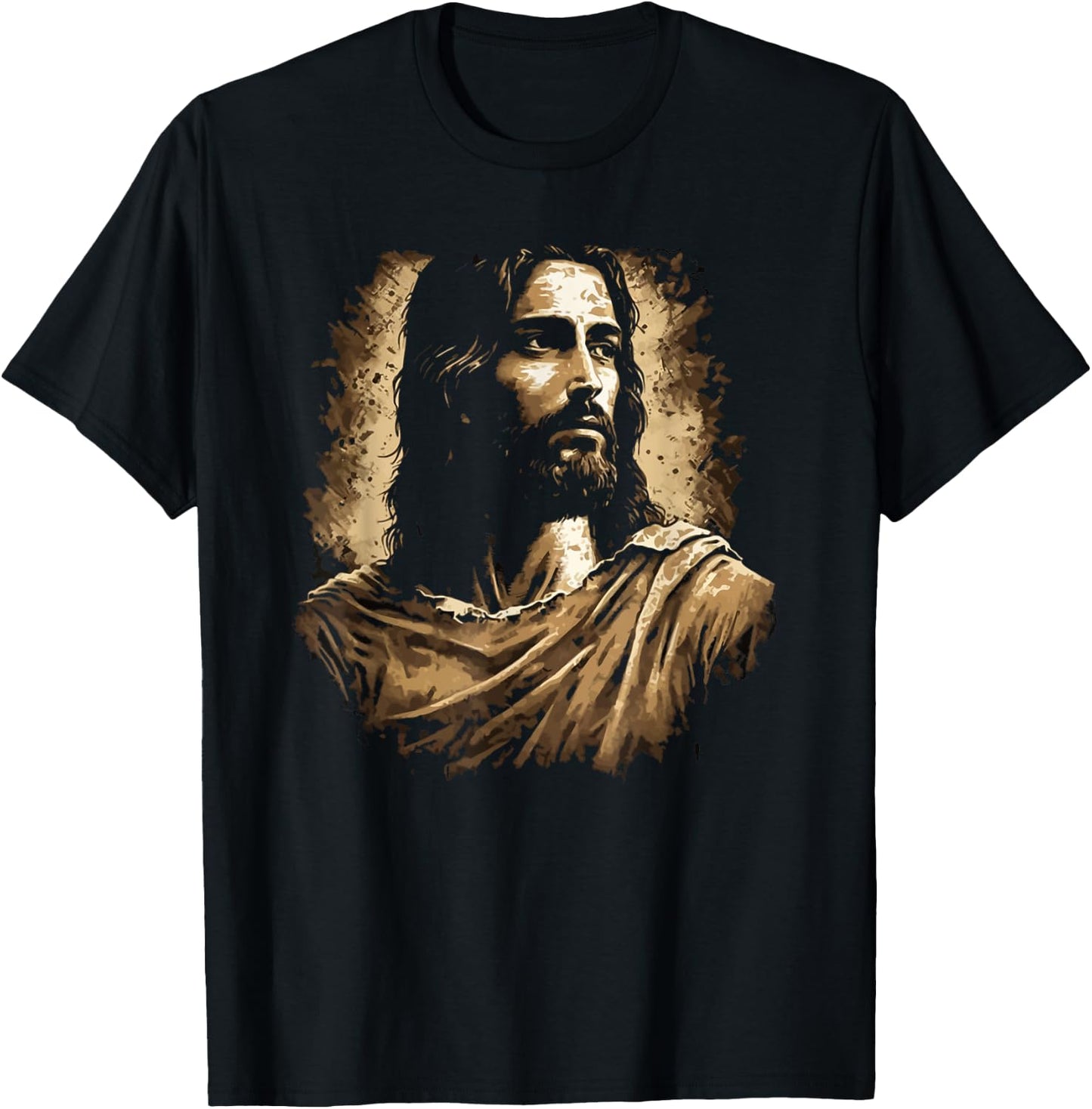 Jesus Christ Portrait T-Shirt - T-Shirt | Black