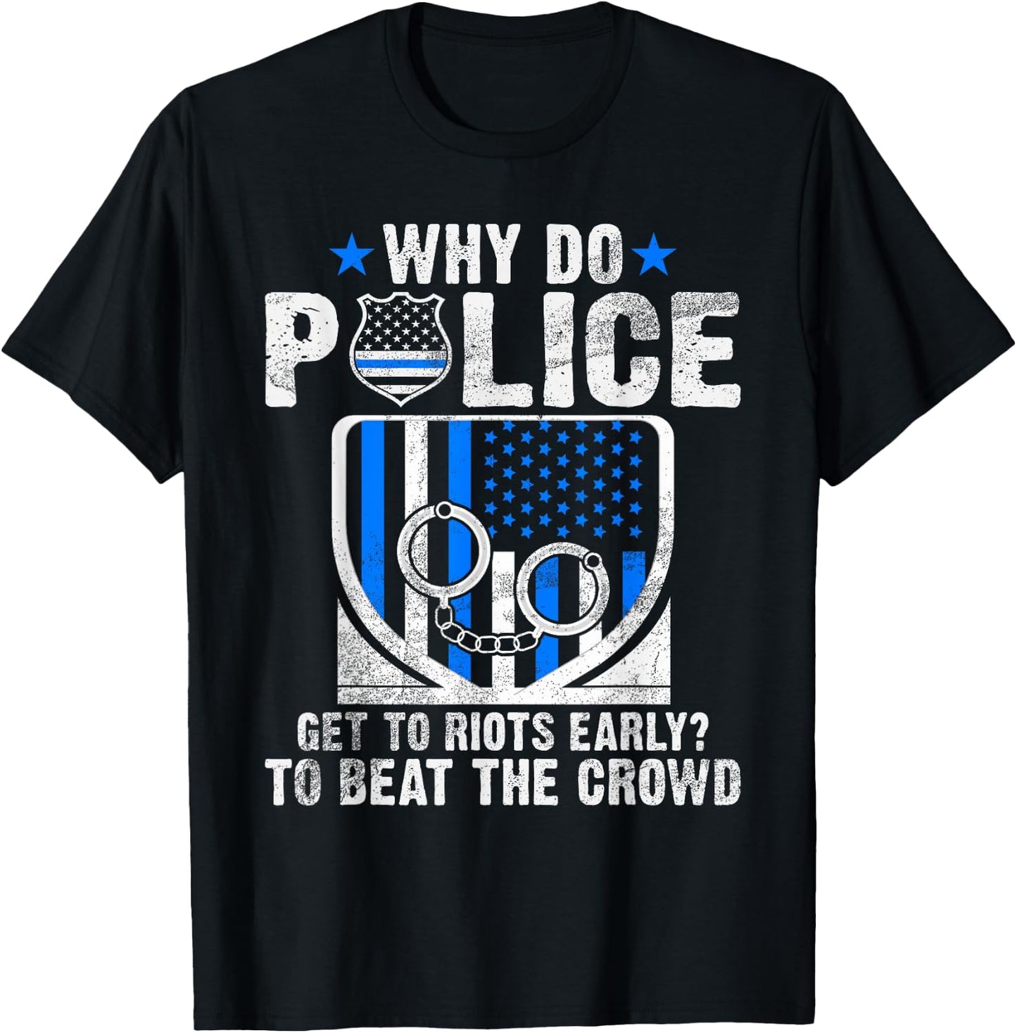 Funny Police T-Shirt - T-Shirt | Black