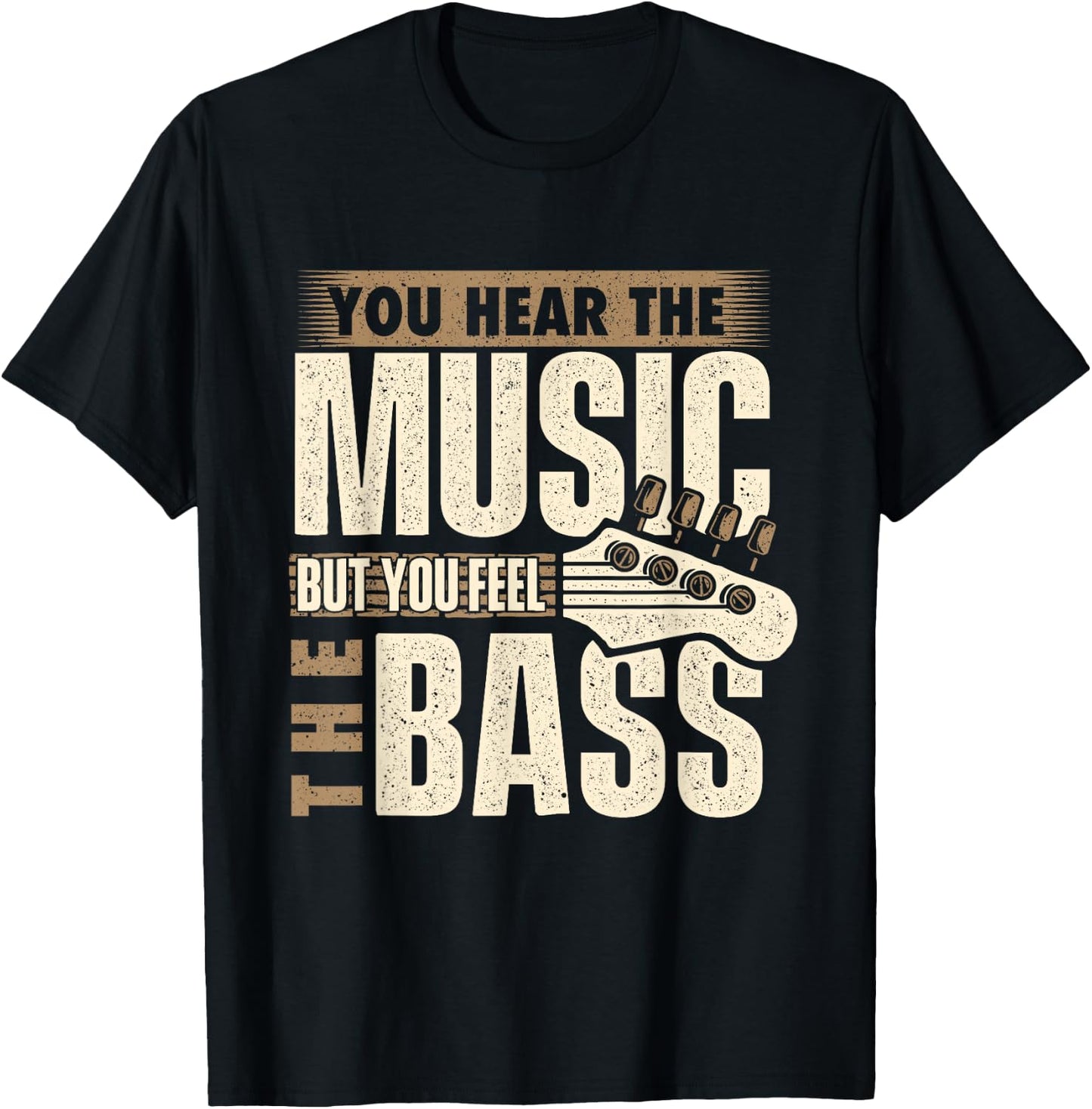 You Feel The Bass - Bassist Bass Guitar Player Guitarist T-Shirt - T-Shirt | Black