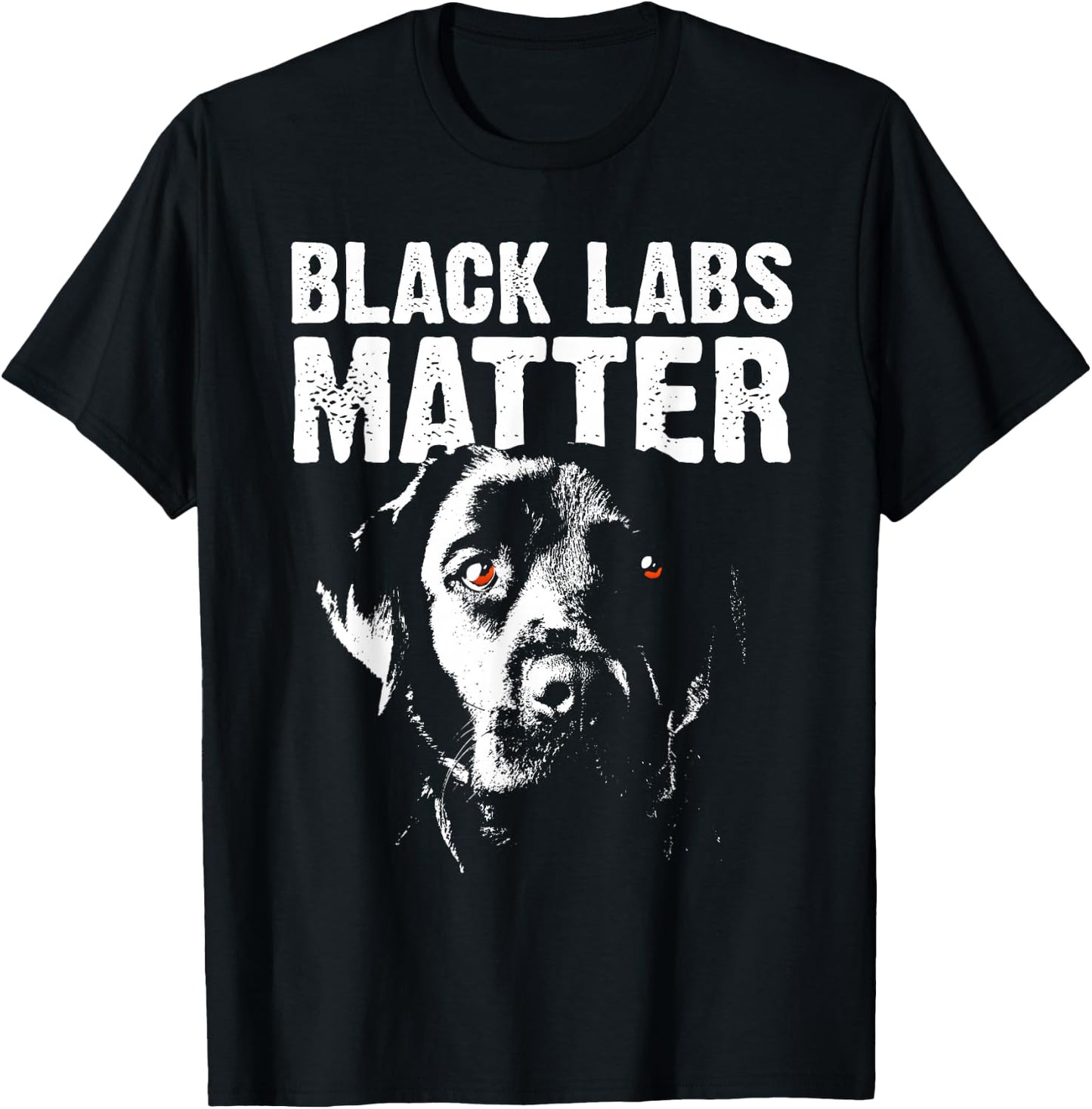 Cool Labrador Women Black Labs Matter Service Animal T-Shirt - T-Shirt | Black