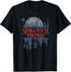 Stranger Things Blue Gradient Shadow Upside Down Logo T-Shirt - T-Shirt | Black