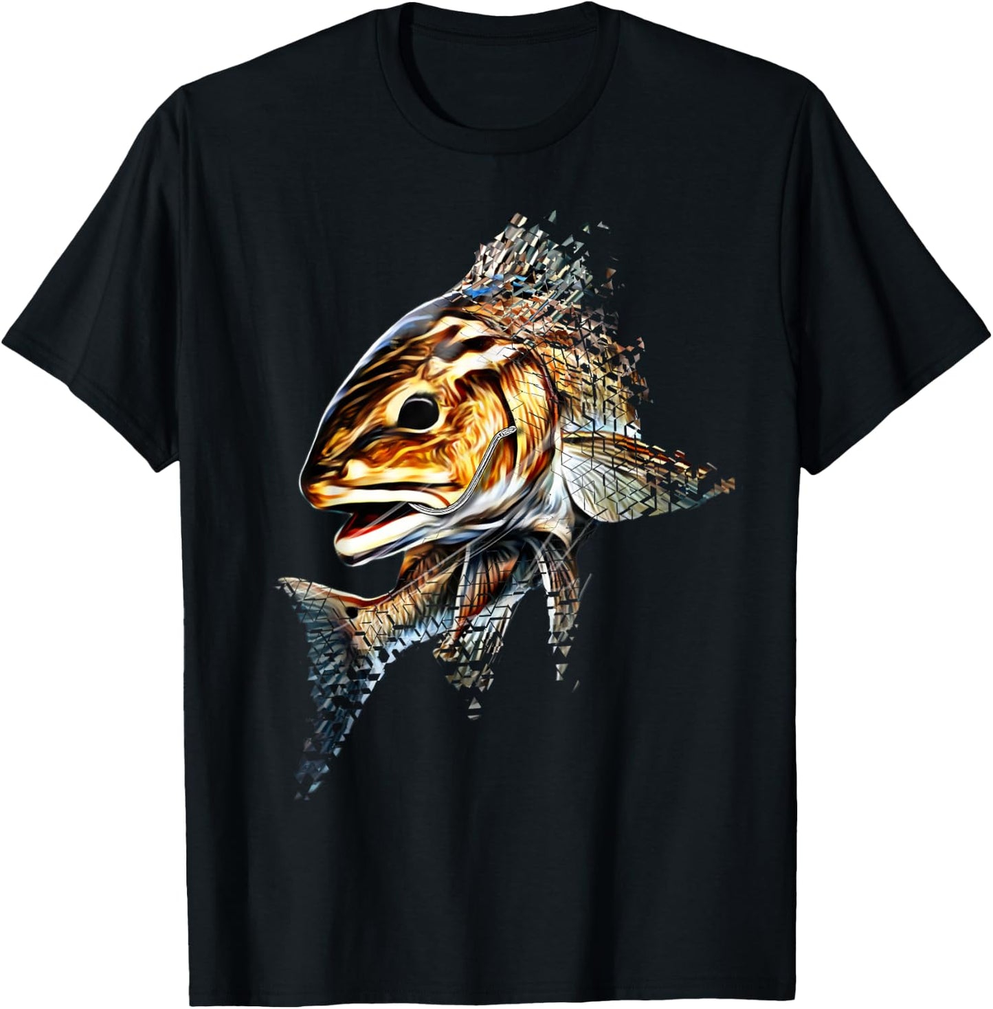 Redfish Fishing Shirt & Gear , Women & Kids Redfish T-Shirt - T-Shirt | Black