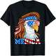 Merica Eagle Mullet 4th of July American Flag Usa Patriotic T-Shirt - T-Shirt | Black