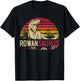 Rowan Saurus Funny Personalized Dinosaur T Rex Name Boy Gift T-Shirt - T-Shirt | Black