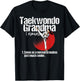Taekwondo Grandma Definition Shirt Funny Sassy Sports T-Shirt - T-Shirt | Black
