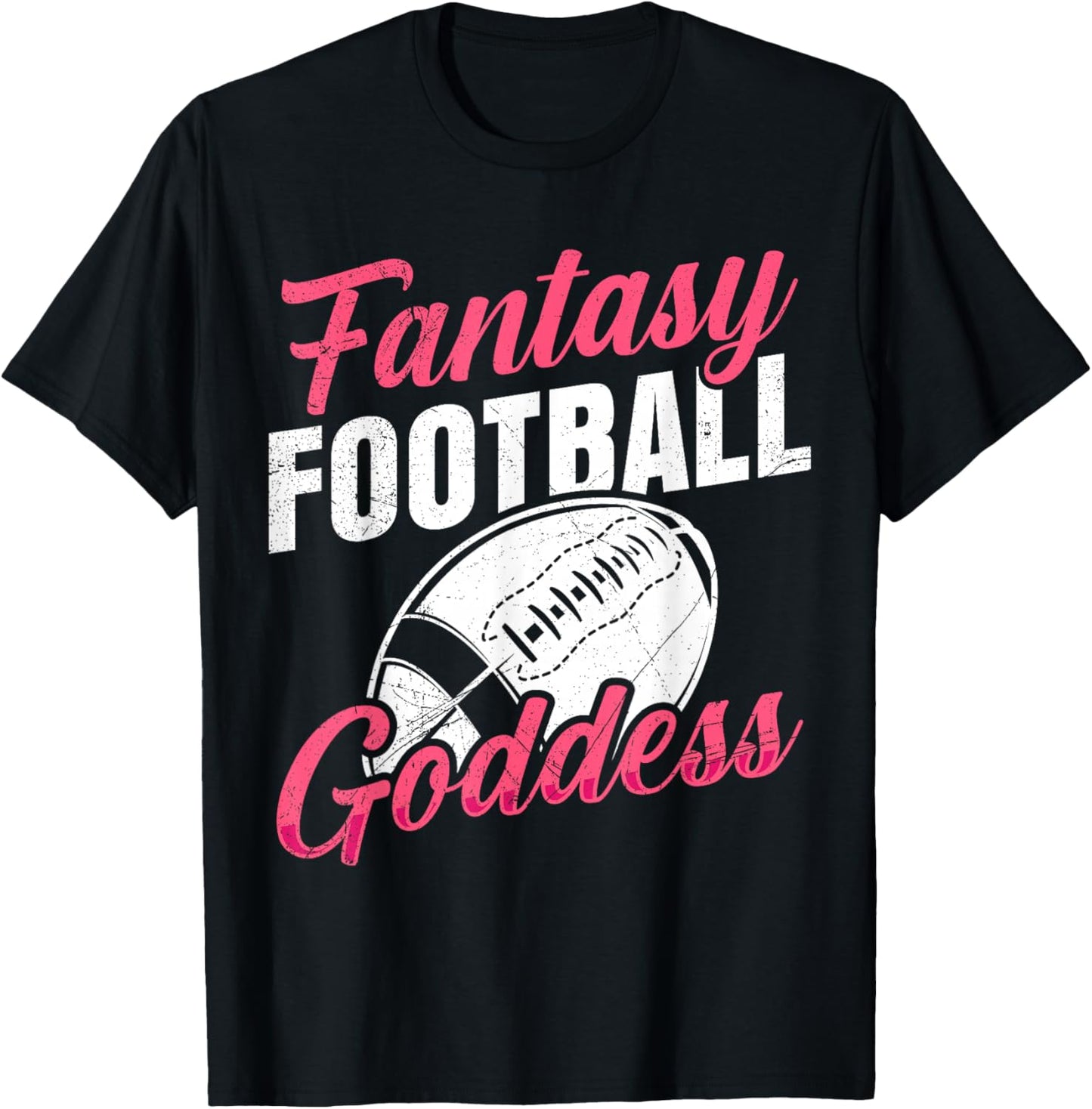 Fantasy Football Goddess Women Fantasy Football T-Shirt - T-Shirt | Black