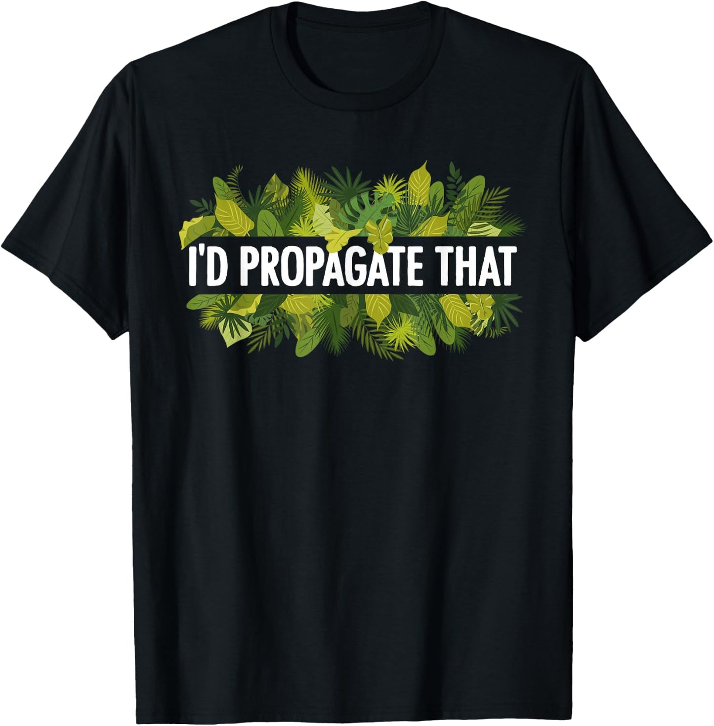 Cool Plant Women Propagation Plant Lover Gardener T-Shirt - T-Shirt | Black