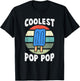 Funny Coolest Pop Pop - Ice Cream Women T-Shirt - T-Shirt | Black