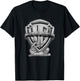 WB100 Looney Tunes Bugs Bunny Silver Warner Brothers Logo T-Shirt - T-Shirt | Black