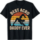 Best Acro Daddy ever Design for an Acro Yoga Dad T-Shirt - T-Shirt | Black