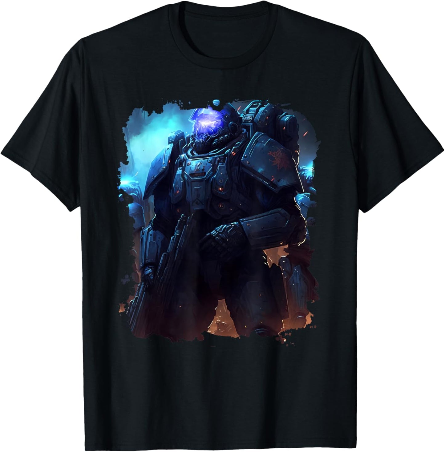 Heroes in Space The Epic Space Marines T-Shirt - T-Shirt | Black