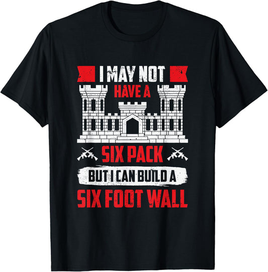 Combat Engineer Engineering Army U.S. Military Army Combat T-Shirt - T-Shirt | Black
