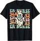 Groovy Emergency Room Nurse Funny Halloween Costume ER Nurse T-Shirt - T-Shirt | Black