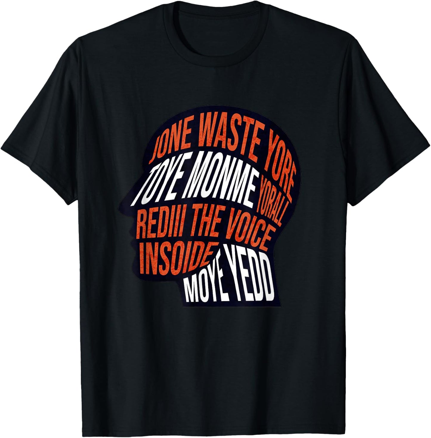 Don't Waste Your Time On Me Voice Inside My Head Graphic T-Shirt - T-Shirt | Black