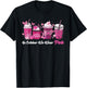 In October We Wear Pink Coffee Latte Breast Cancer Awareness T-Shirt - T-Shirt | Black