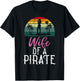 Wife of a Pirate Wife T-Shirt - T-Shirt | Black