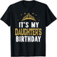 It's My Daughter's Birthday Party Family Matching T-Shirt - T-Shirt | Black