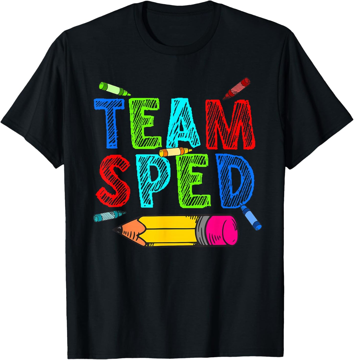 Best Special Education Art Women Special Ed Teacher T-Shirt - T-Shirt | Black