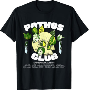 Pothos Plant Design for Houseplant Collectors & Gardeners T-Shirt - T-Shirt | Black