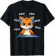 Gamer Fox - Online Gaming Computer Video Games T-Shirt - T-Shirt | Black