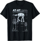 Star Wars AT-AT Imperial Walker Schematics Poster T-Shirt - T-Shirt | Black