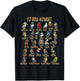 My Bird Alphabet - Bird Species for Children, Men, Women T-Shirt - T-Shirt | Black