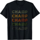 Love Heart Champ Grunge Vintage Style Black Champ T-Shirt - T-Shirt | Black