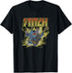 Disney Lilo & Stitch Hard Rocking Guitar Player Distressed T-Shirt - T-Shirt | Black