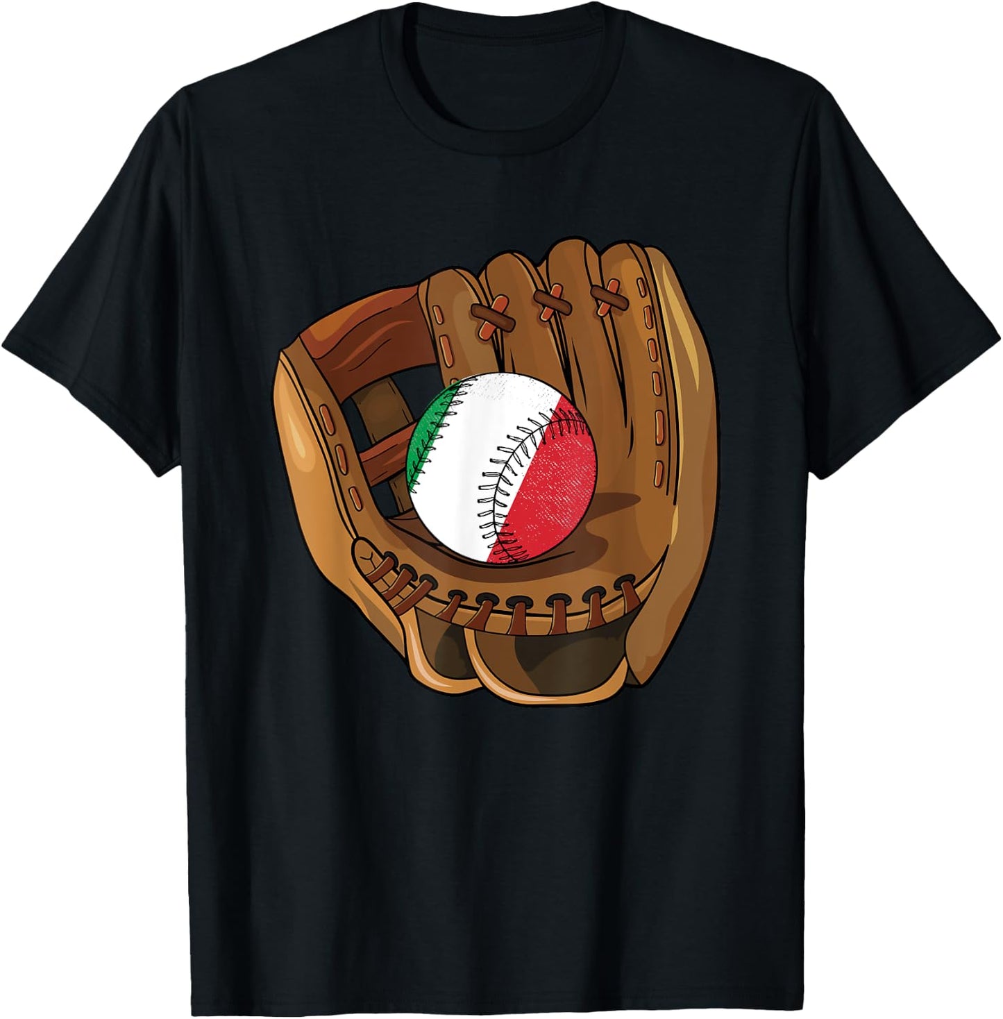 Italian Baseball Sport Italy Baseball T-Shirt - T-Shirt | Black