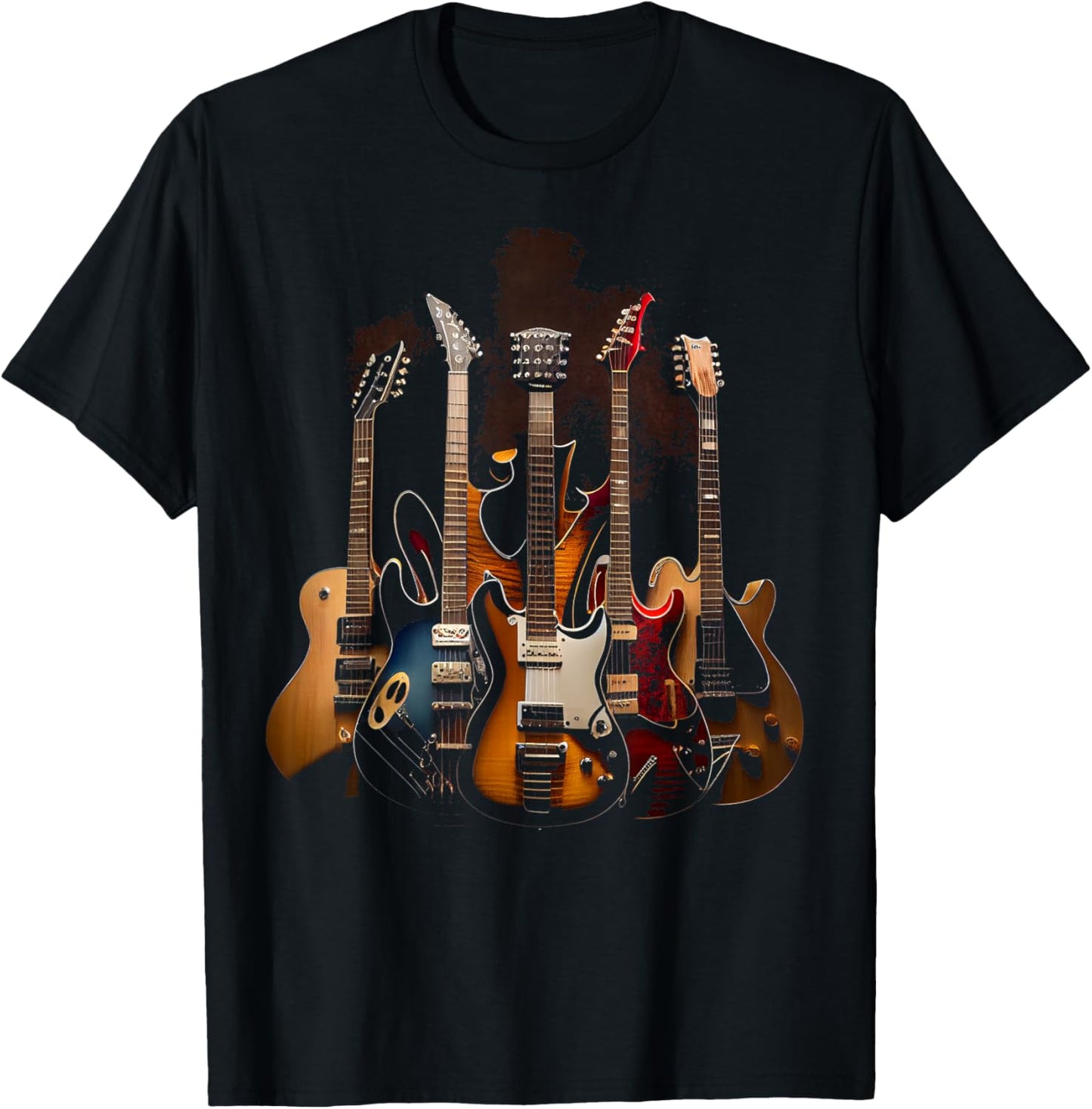 Guitars Musicians Guitarists T-Shirt - T-Shirt | Black
