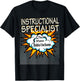 Instructional Specialist - Funny Hero Job T-Shirt - T-Shirt | Black