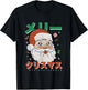 Retro Japan Otaku Japanese Vintage Santa Merry Christmas T-Shirt - T-Shirt | Black