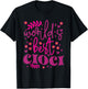 Ciocia Polish Aunt Funny Cute Great Aunt Pink Flowers Purple T-Shirt - T-Shirt | Black