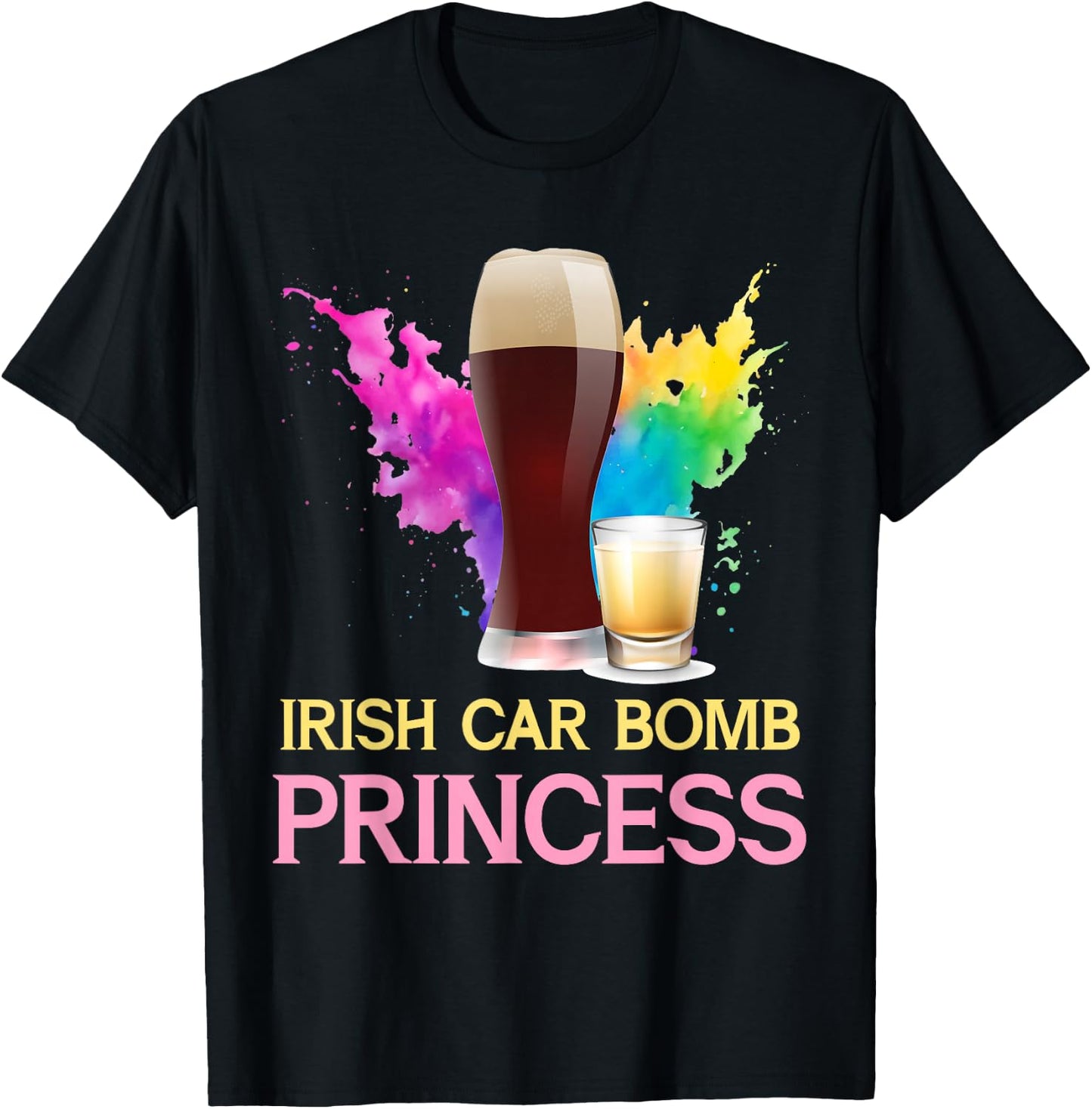 Irish Car Bomb Princess High Spirits Royalty T-Shirt - T-Shirt | Black