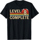 Level 8 Complete Gaming Vintage 8 Years Wedding Anniversary T-Shirt - T-Shirt | Black