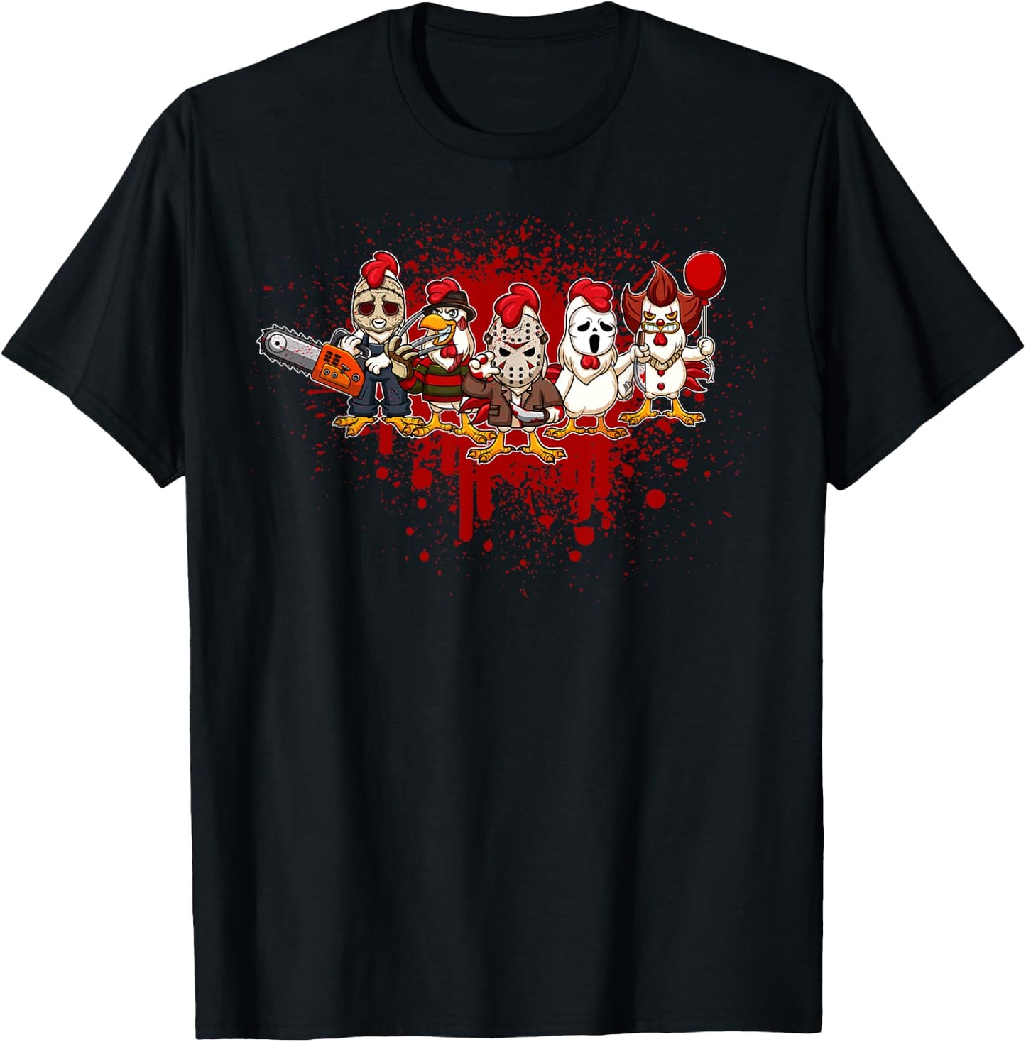 My Little Horror Crew - Halloween Chicken T-Shirt - T-Shirt | Black