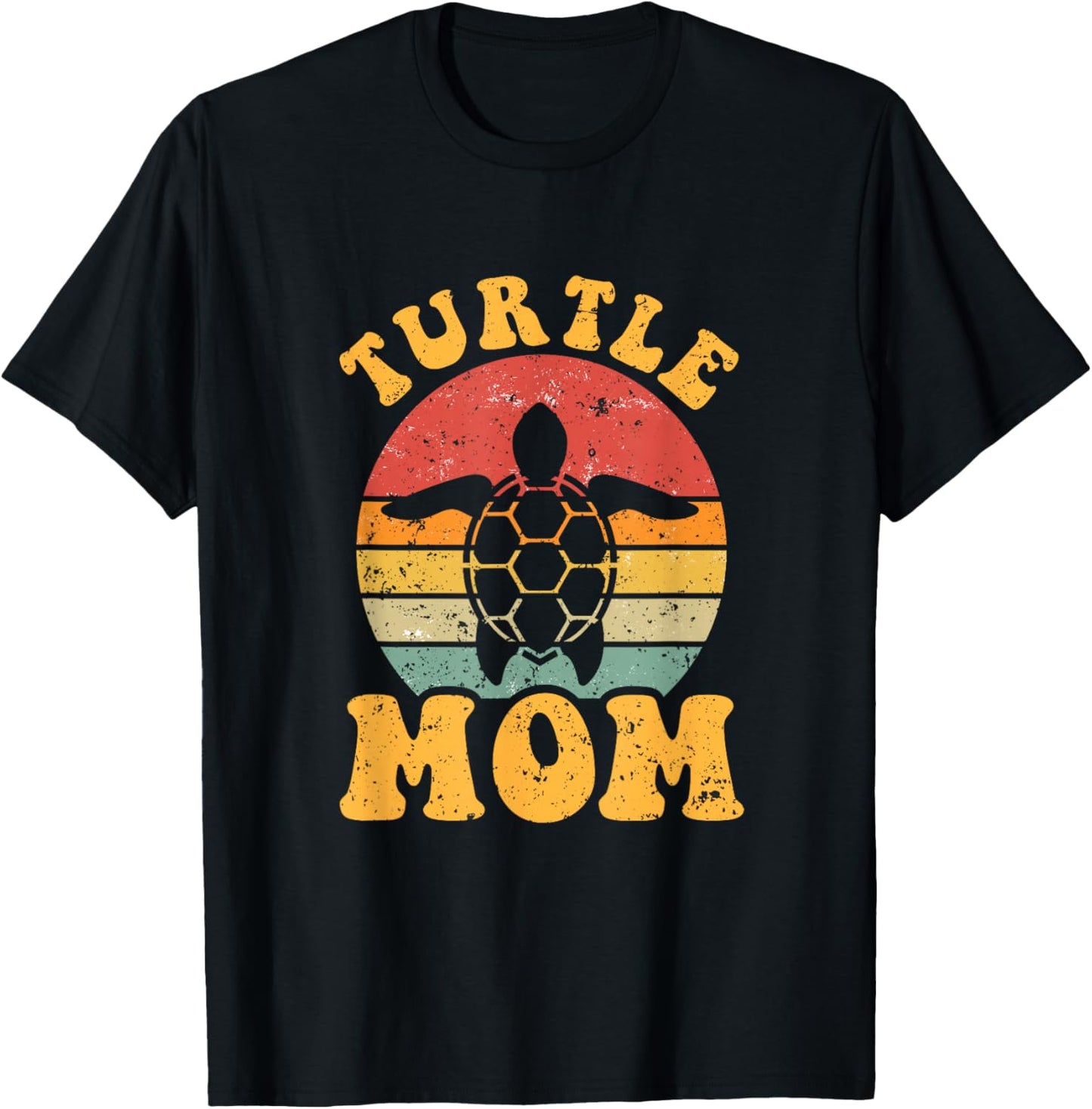 Turtle Mom Turtles T-Shirt - T-Shirt | Black