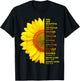 Christian Sunflower You Are A Beautiful Victorious Enough T-Shirt - T-Shirt | Black