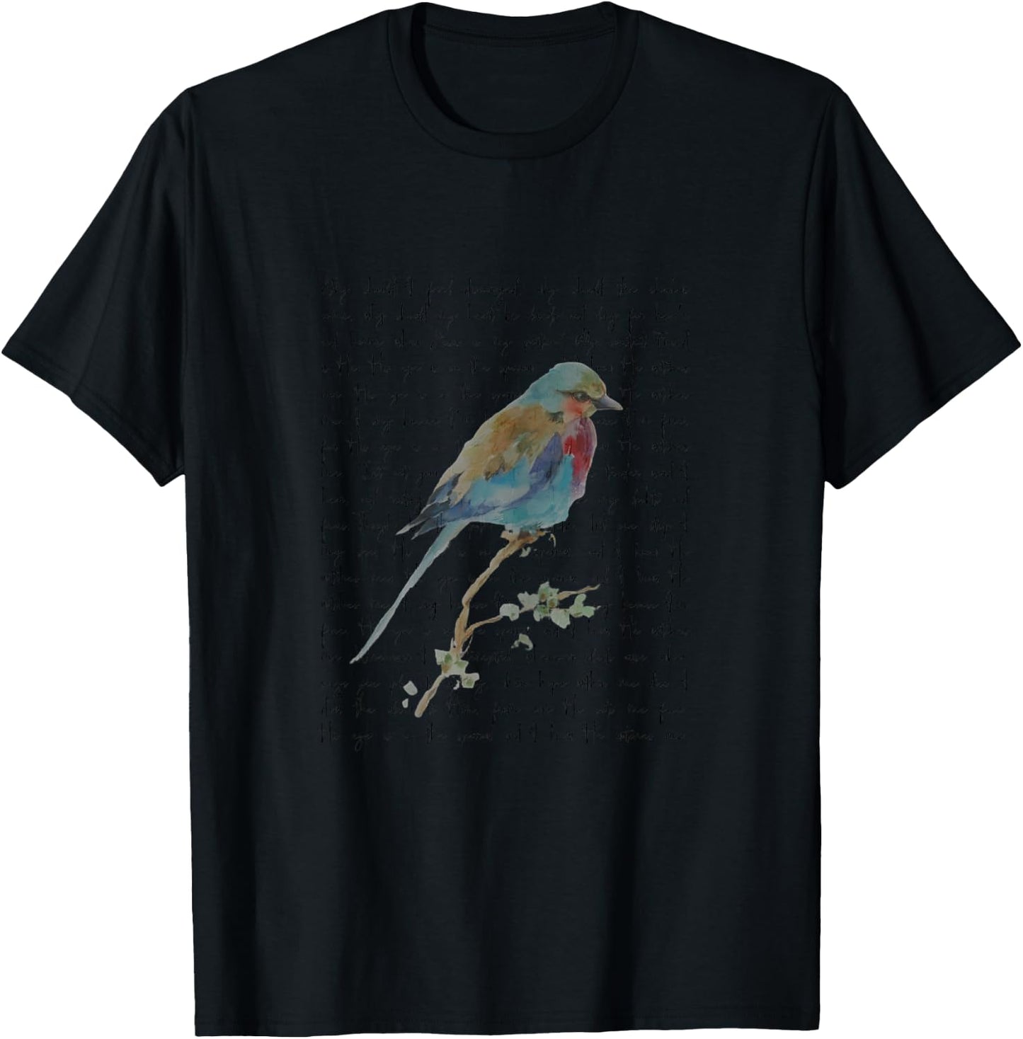 His Eye is on the Sparrow T-Shirt - T-Shirt | Black