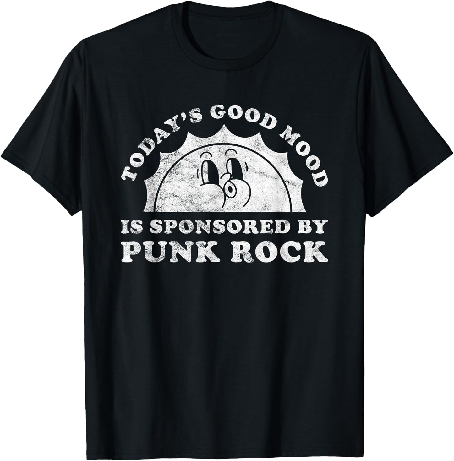 Funny Cute Retro Vintage Punk Rock T-Shirt - T-Shirt | Black