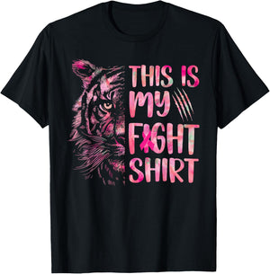 This Is My Fight Shirt Breast Cancer Awareness Month 2023 T-Shirt - T-Shirt | Black