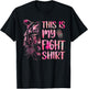 This Is My Fight Shirt Breast Cancer Awareness Month 2023 T-Shirt - T-Shirt | Black
