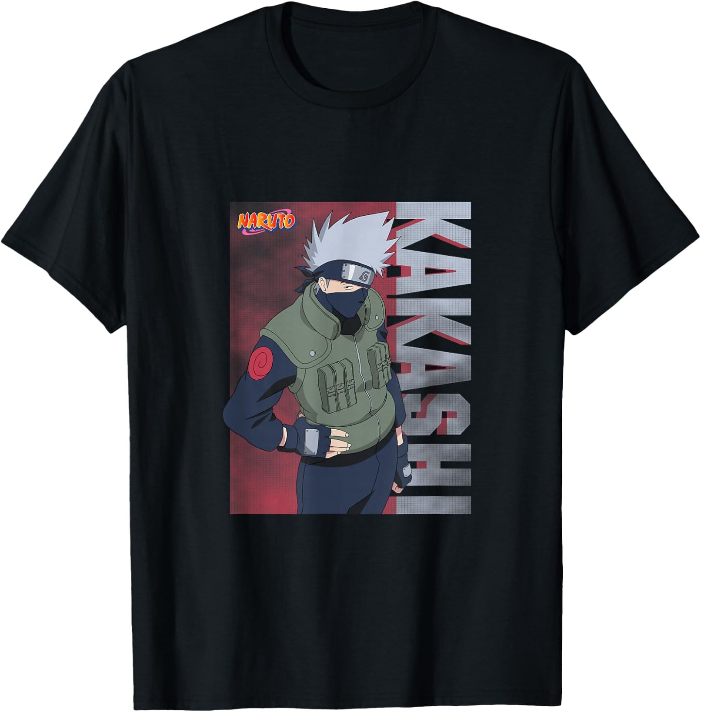 Naruto Shippuden Classic Kakashi T-Shirt - T-Shirt | Black