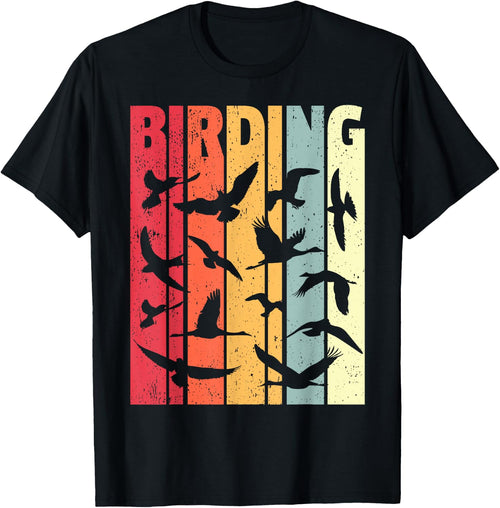 Birding Retro Birdwatcher Birder