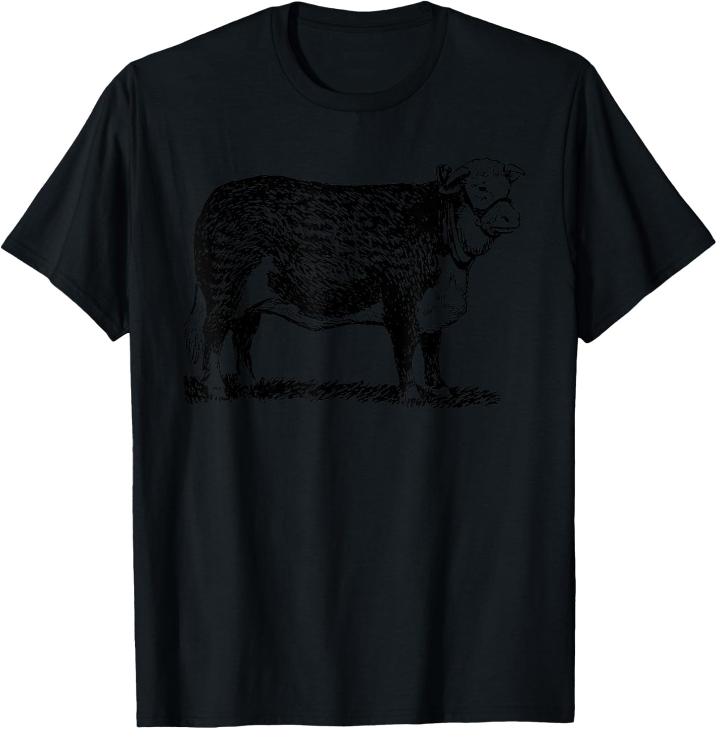 Hereford Cow Farmer Hereford Cattle T-Shirt - T-Shirt | Black