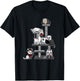 Funny Horror Movie Cats Playing On Cat Tree T-Shirt - T-Shirt | Black