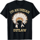 Vintage Indian Outlaw Classic shirt T-Shirt - T-Shirt | Black