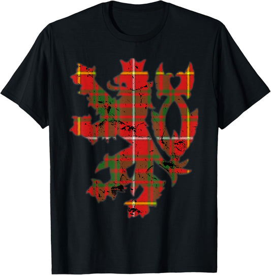 Clan Bruce Tartan Scottish Family Name Scotland Pride T-Shirt - T-Shirt | Black